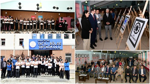 Kaymakam Sakarya Yatılı Bölge Ortaokulu Öğrencilerinin Düzenlemiş Olduğu Sergiye Katıldı