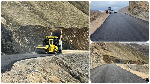 İlçe Jandarma Komutanlığı Yolu Asfaltlandı
