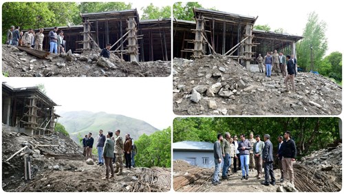 Kaymakam Sakarya İnşaatı Devam Eden Okulda İncelemelerde Bulundu